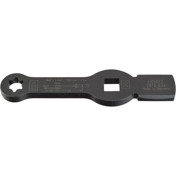 Hazet 2872-E24 TORX® Slogging Wrench with 2 Striking Faces, E24, 3