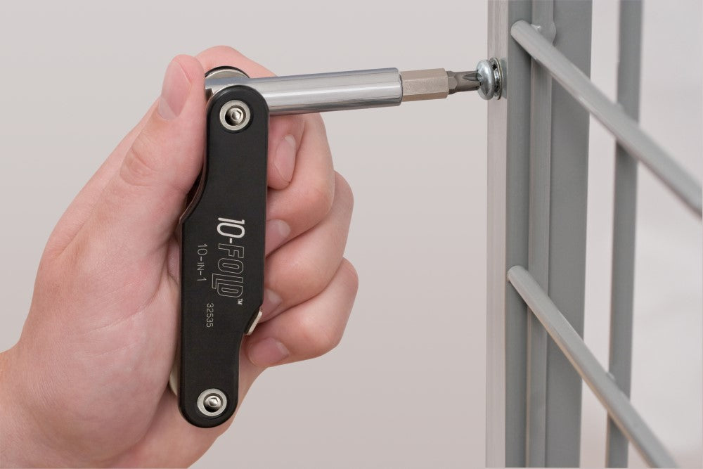 Klein Tools 32535 10-in-1 10 Fold Screwdriver / Nut Driver