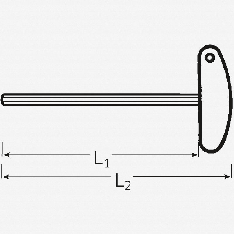 Stahlwille 43250060 10768 6 x 200mm Hex T-Handle