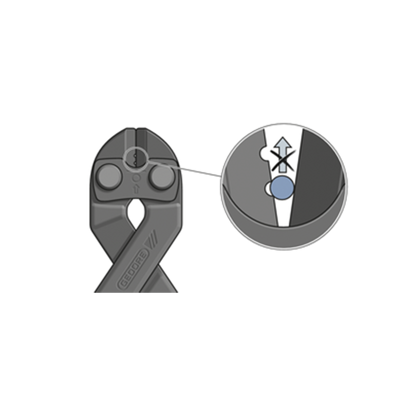 Gedore 2541300 8340-200 JL Bolt Cutter