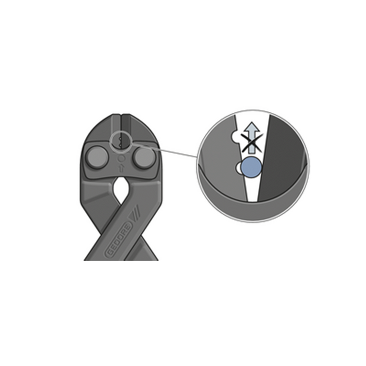 Gedore 2541300 8340-200 JL Bolt Cutter