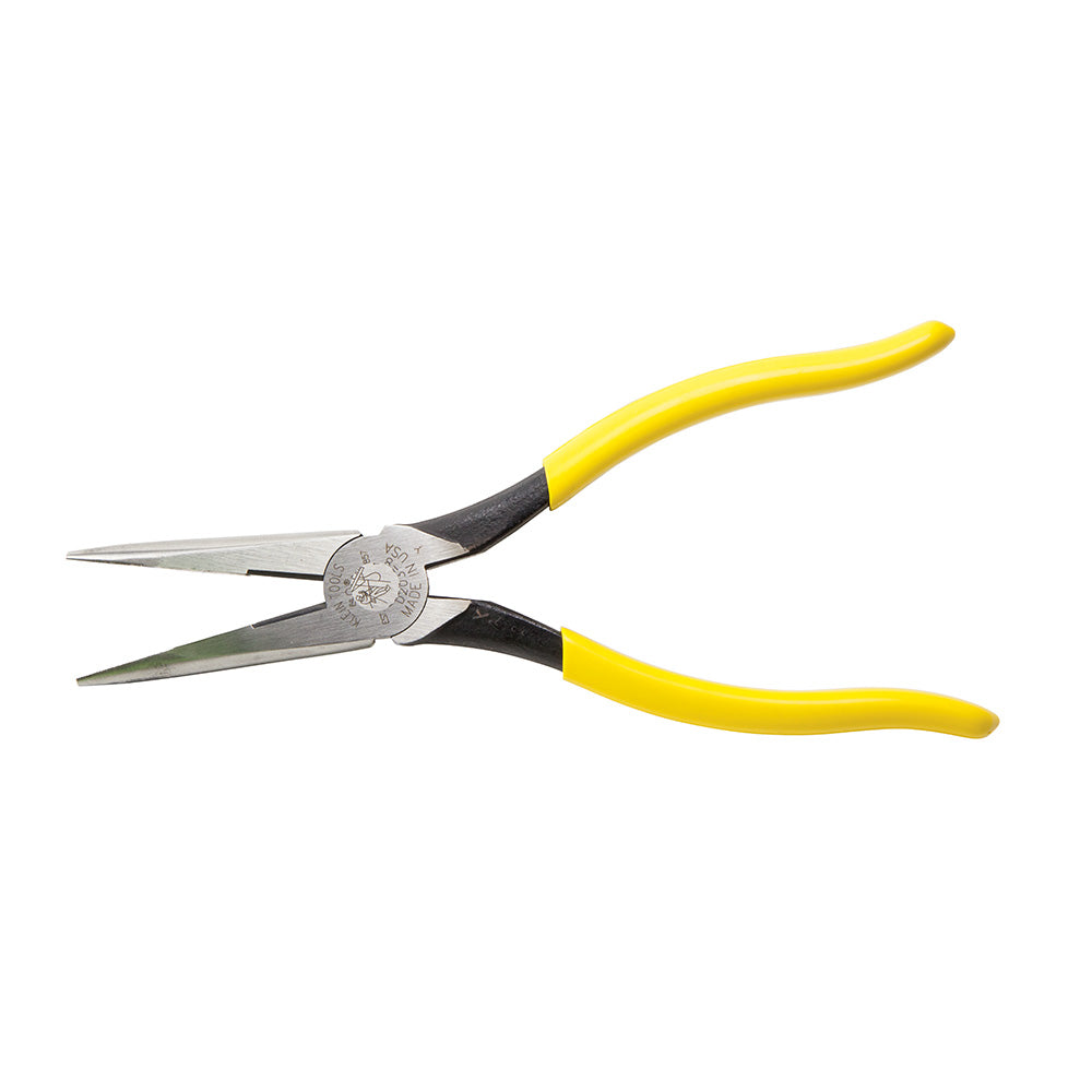 Klein Tools D203-8 Needle Nose Side Cutters, 8-Inch Alligator Pliers with Extended Handle