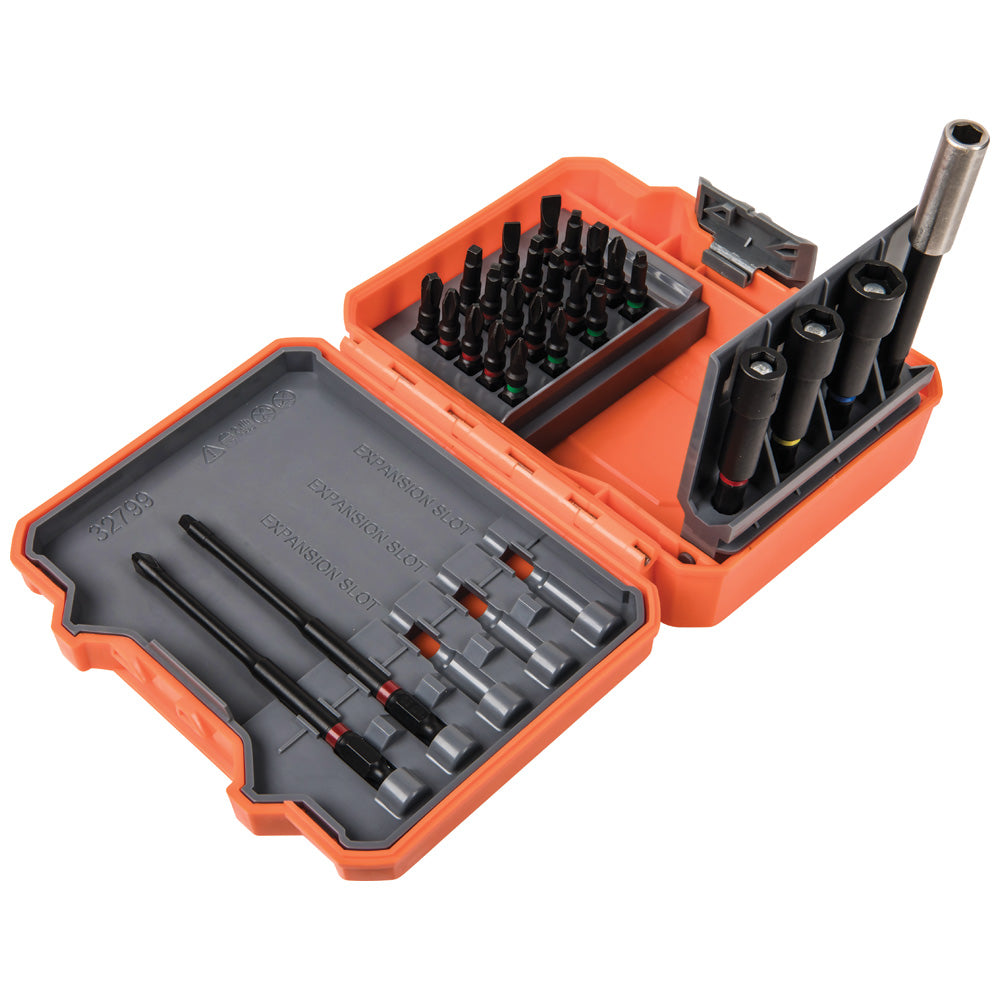 Klein Tools 32799 Pro Impact Power Bit Set, 26 Pieces