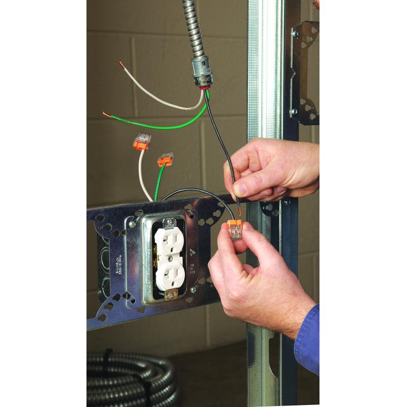 Ideal 30-1632 In-Sure Push-In Conn, 32 2-Port Red, 5,000/Box