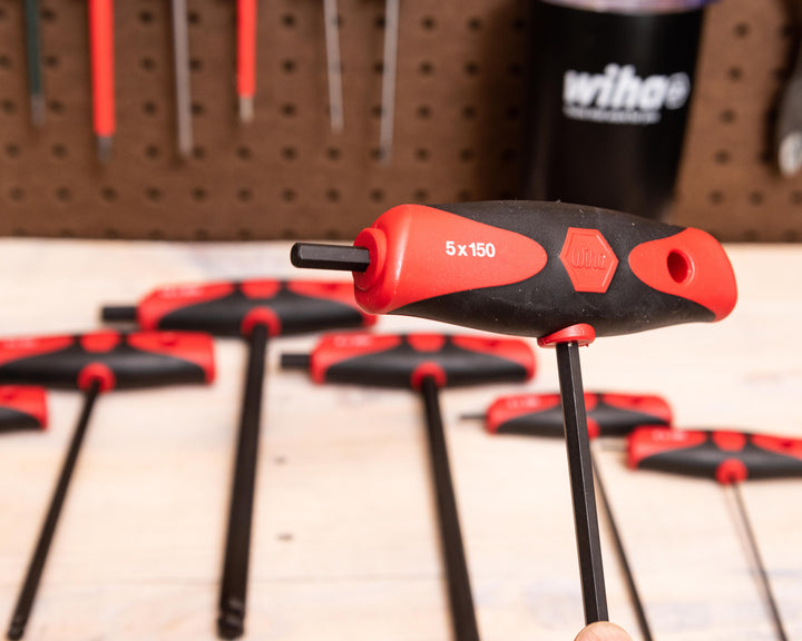Wiha Tools 33496 8 Piece SoftGrip Hex Metric T-handle Set