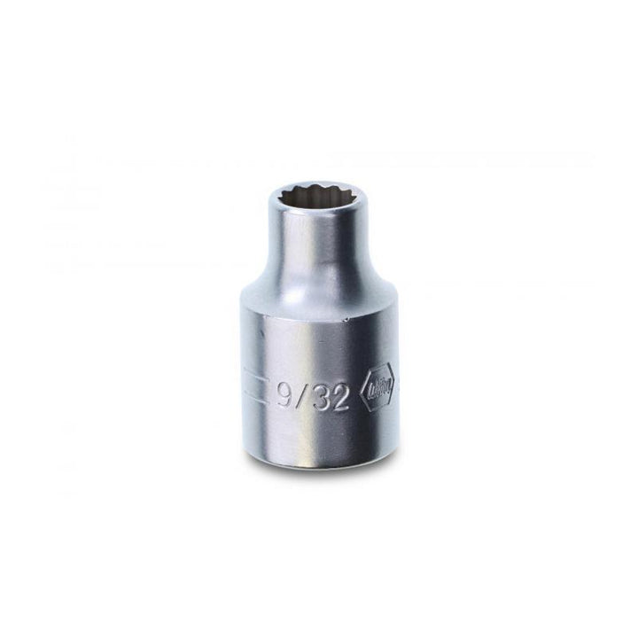 Wiha Tools 33709 3/8" Drive Socket, 12 Point, 9/32"
