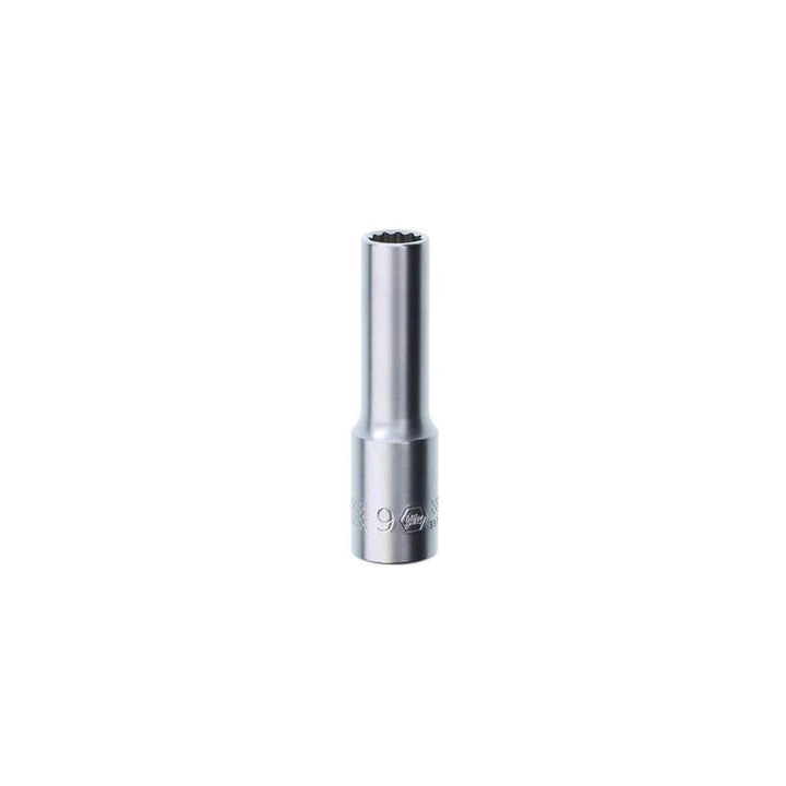 Wiha Tools 33752 12 Point - 3/8" Drive Deep Socket 9.0 mm