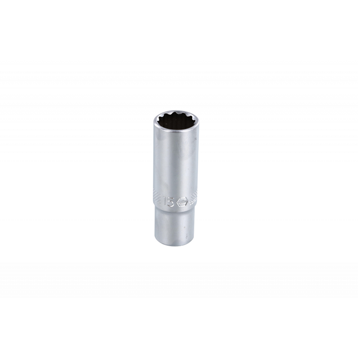 Wiha Tools 33758 12 Point 3/8 Inch Drive Deep Socket 15 mm