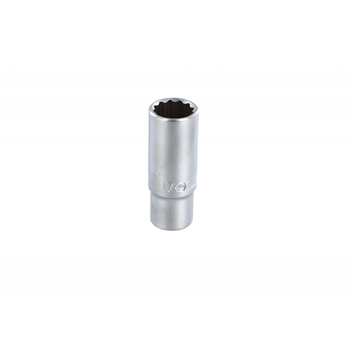 Wiha Tools 33760 12 Point 3/8" Drive Deep Socket 17 mm