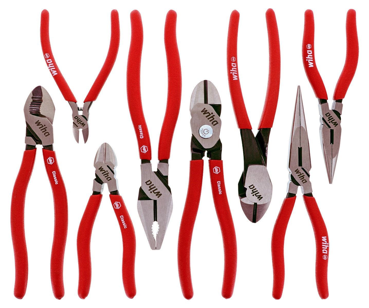 Wiha 34682 8 Piece Classic Grip Pliers and Cutters Tray Set – Haus