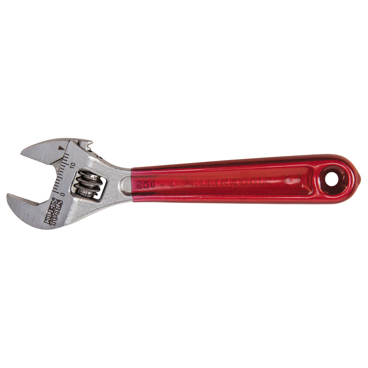 Klein Tools D506-4 Adjustable Wrench, Plastic Dipped, 4"
