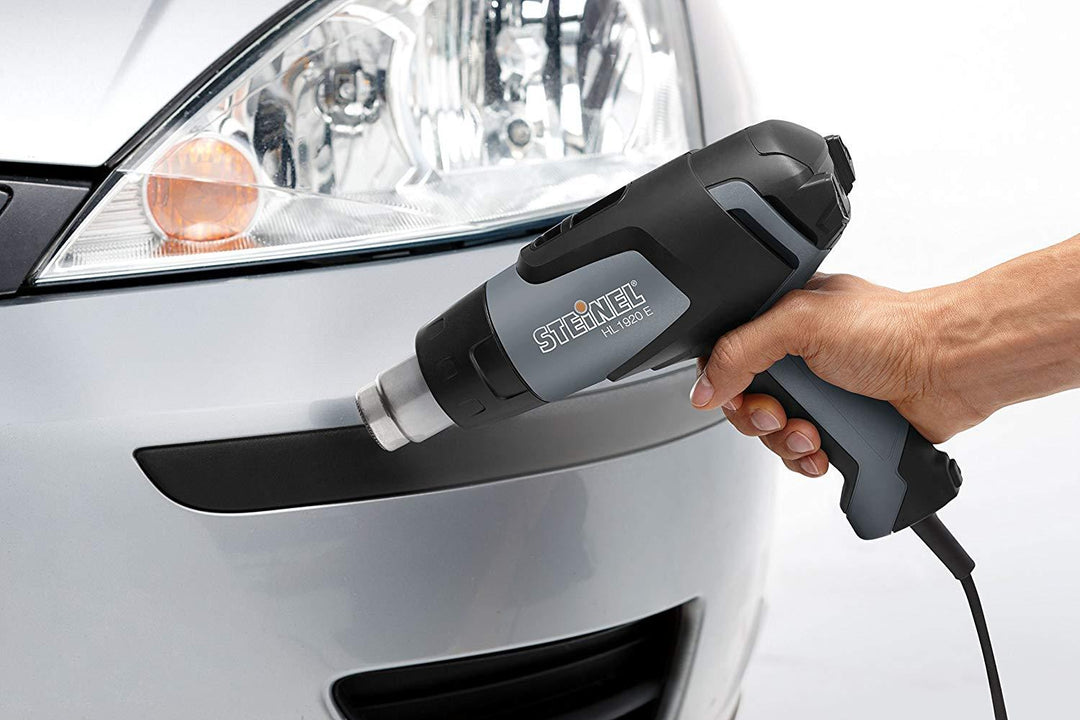 Steinel HL 1920 E Professional Heat Gun, 1500 W, Adjustable Temperature and Airflow, Hot Air Gun for Soldering, Heat Shrinking, Stripping Paint