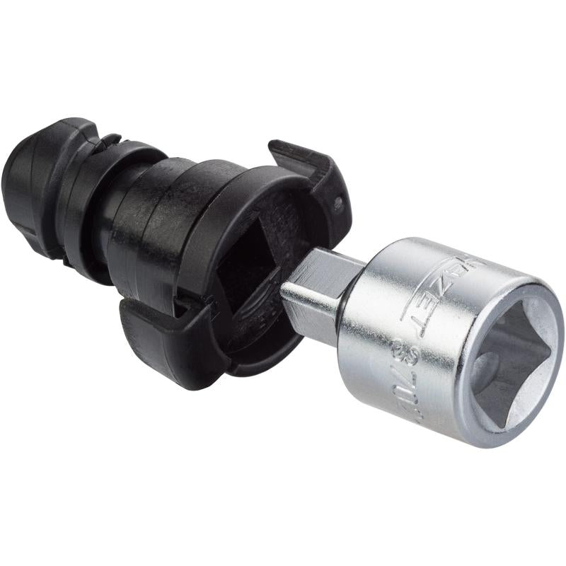 Hazet 3702-1 Oil Service Screwdriver Socket, 10mm Square, 1/2" Square Drive