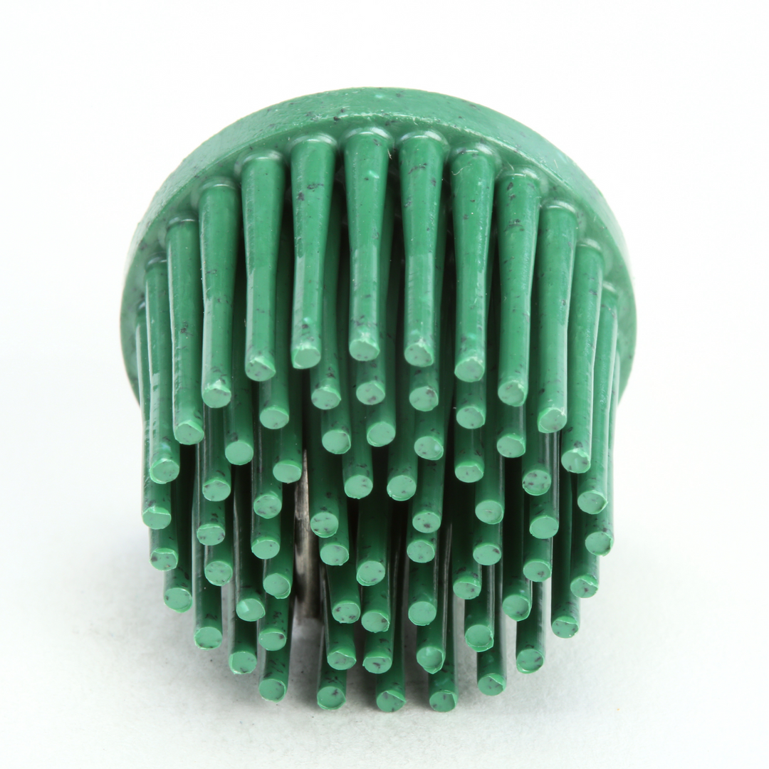 Scotch-Brite Roloc Bristle Disc, RD-ZB, 50, TR, Green, 1 in x 5/8 in,
20/Carton