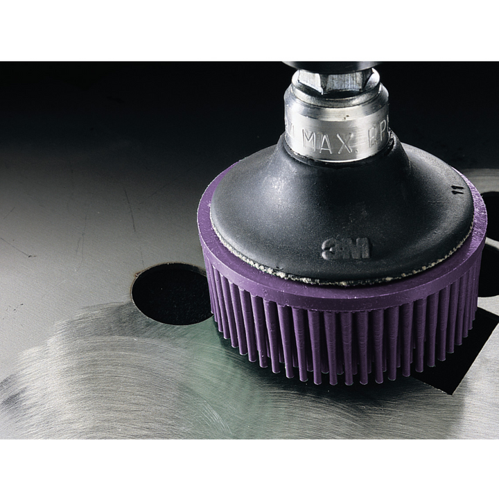 Scotch-Brite Roloc Body Man's Bristle Disc, 07537, RD-ZB, 36, 3 in,
3/Carton