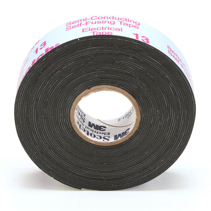 Scotch® Electrical Semi-Conducting Tape 13, 3/4 in x 15 ft, Printed,
Black