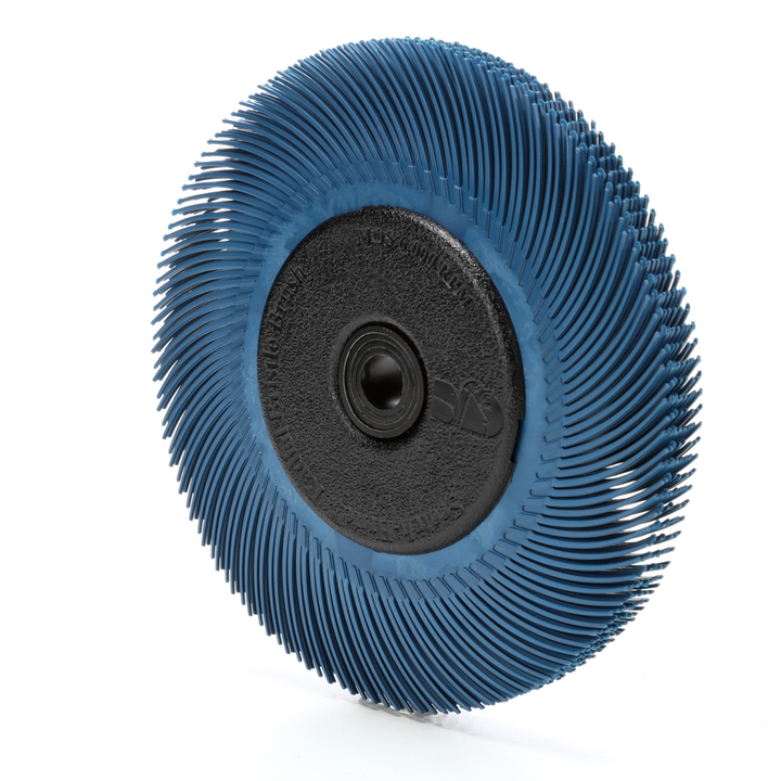 Scotch-Brite Radial Bristle Brush, 6 in x 7/16 in x 1 in 400 with
Adapter