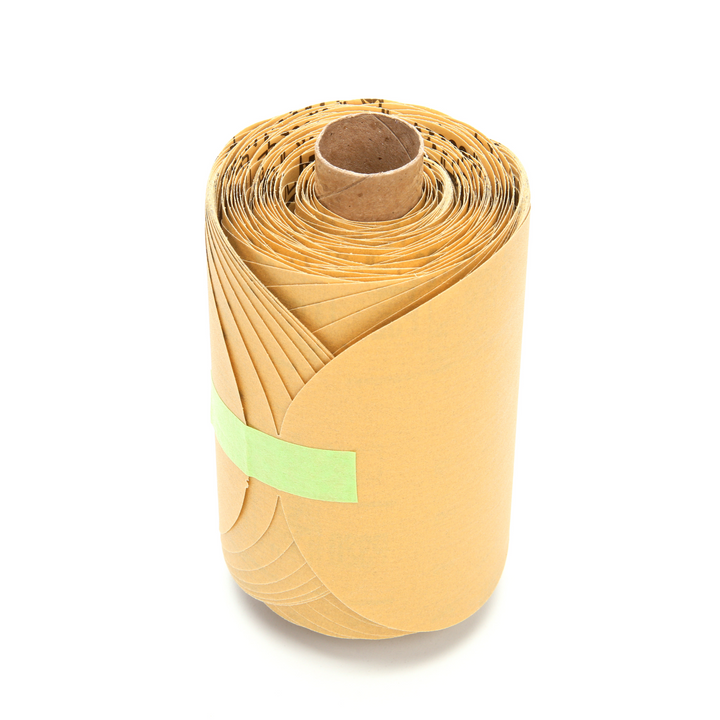 3M Stikit Gold Paper Disc Roll 216U, P320 A-weight, 5 in x NH, Die
500X