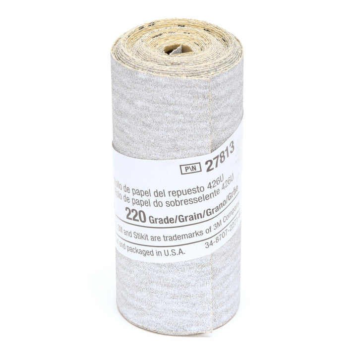 3M Stikit Paper Refill Roll 426U, 2-1/2 in x 95 in 220 A-weight,
10/Carton