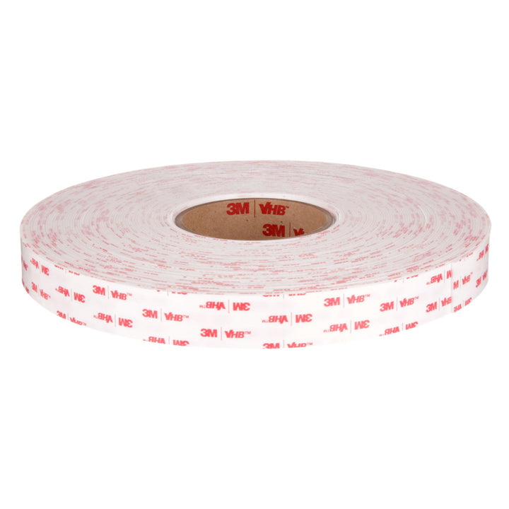 3M VHB Tape 4950, White, 1/2 in x 36 yd, 45 mil