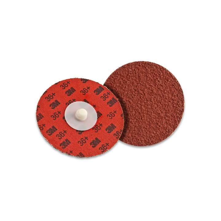3M Cubitron II Roloc Durable Edge Disc 984F, 36+, YF-weight, TR,
Maroon, 3 in