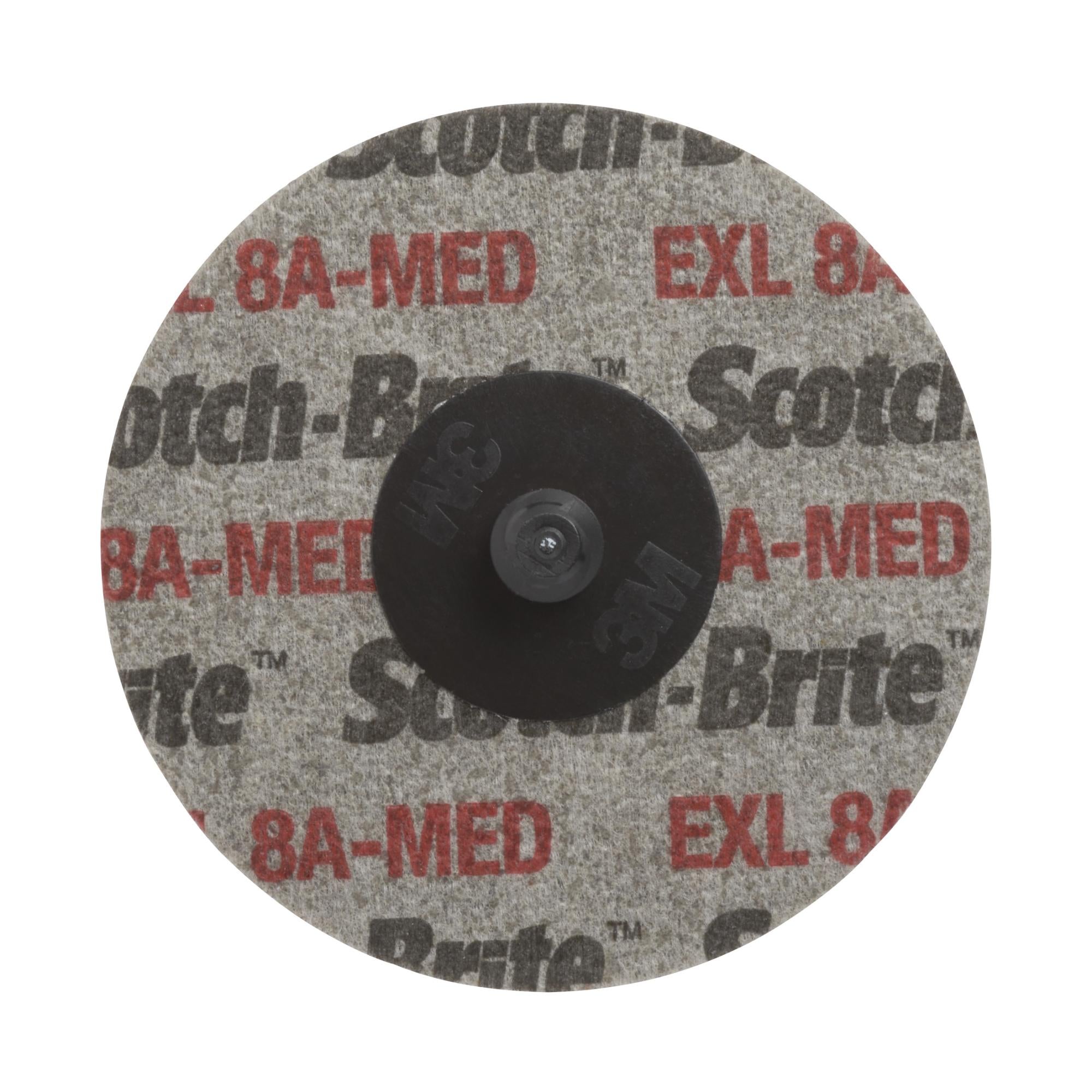 Scotch-Brite Roloc EXL Unitized Wheel, XL-UR, 8A Medium, TR, 2 in, 15 ...