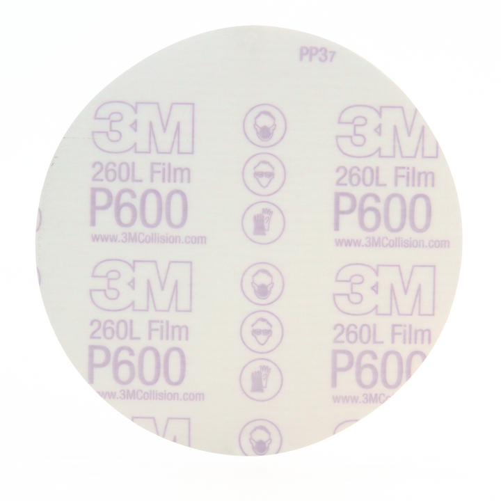 3M Stikit Finishing Film Abrasive Disc 260L, 01321, 6 in, P600