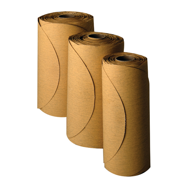 3M Stikit Gold Film Disc Roll, 01358, 6 in, P220 grade, 125 discs per
roll