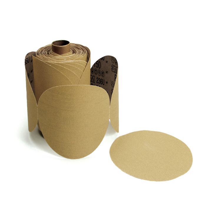 3M Stikit Gold Paper Disc 216U, 01200, 6 in, P800A grade, 75 discs per
roll