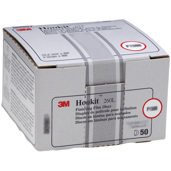 3M Hookit Finishing Film Abrasive Disc 260L, 00911, 3 in, P600