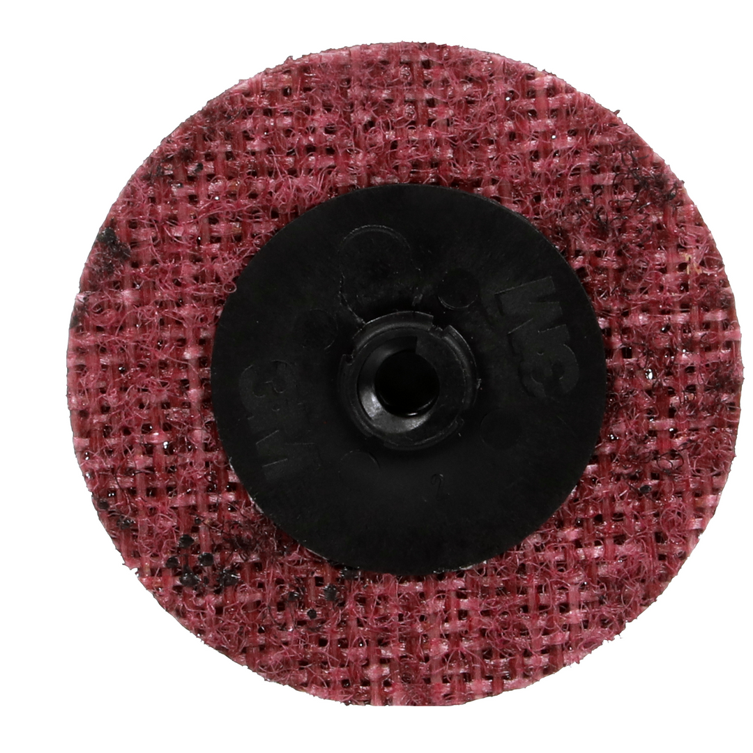 Scotch-Brite Roloc Surface Conditioning Disc, SC-DS, A/O Medium, TS, 2
in