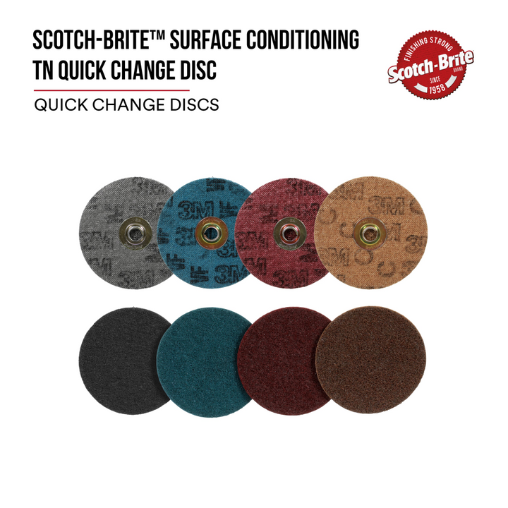 Scotch-Brite Surface Conditioning TN Quick Change Disc, SC-DN, A/O
Medium