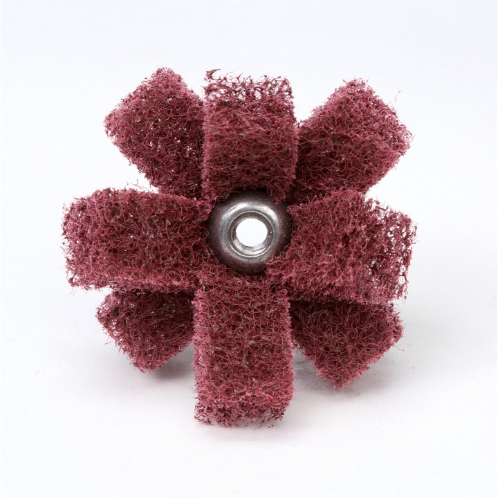 Scotch-Brite Cross Buff, 1-1/2 in x 3/8 in x 2 PLY x 8-32 High Strength
A VFN