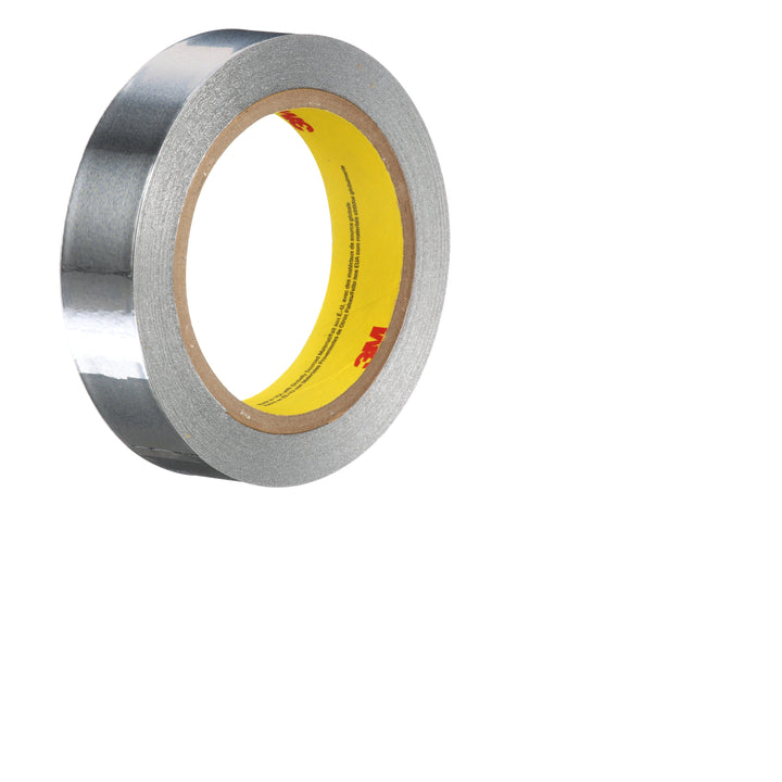 3M Aluminum Foil Tape 431, Silver, 2 in x 60 yd, 3.1 mil, 24 rolls per
case