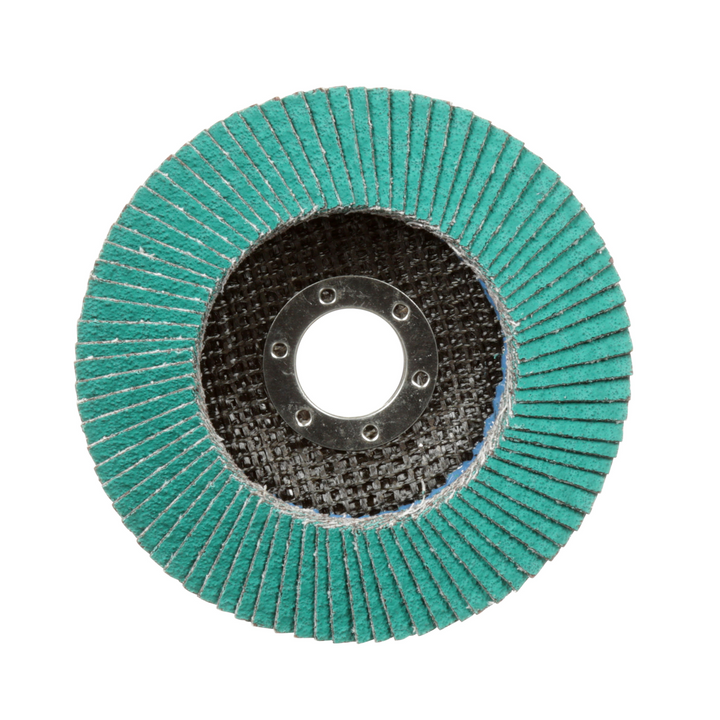 3M Flap Disc 577F, 36, T29, 4-1/2 in x 7/8 in, Giant