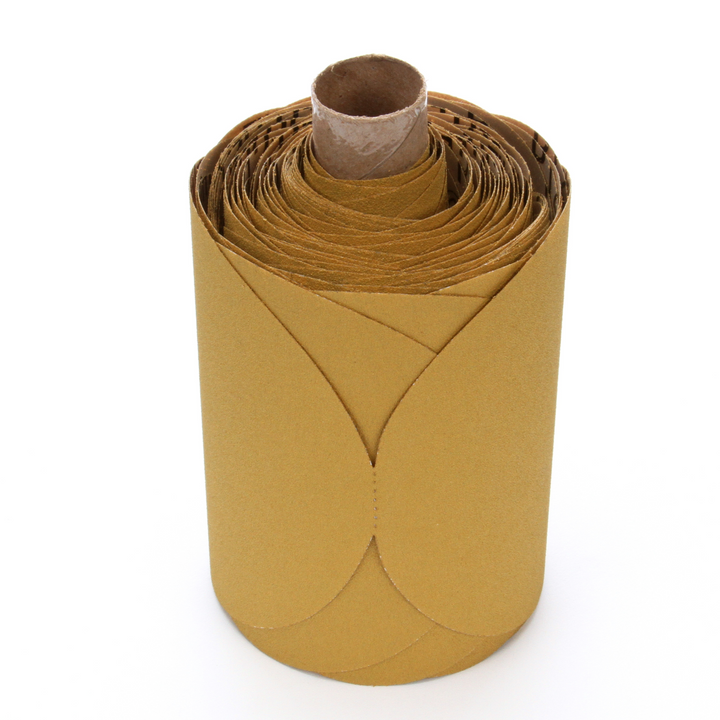 3M Stikit Gold Film Disc Roll, 01333, 6 in, P80 grade, 75 discs per
roll
