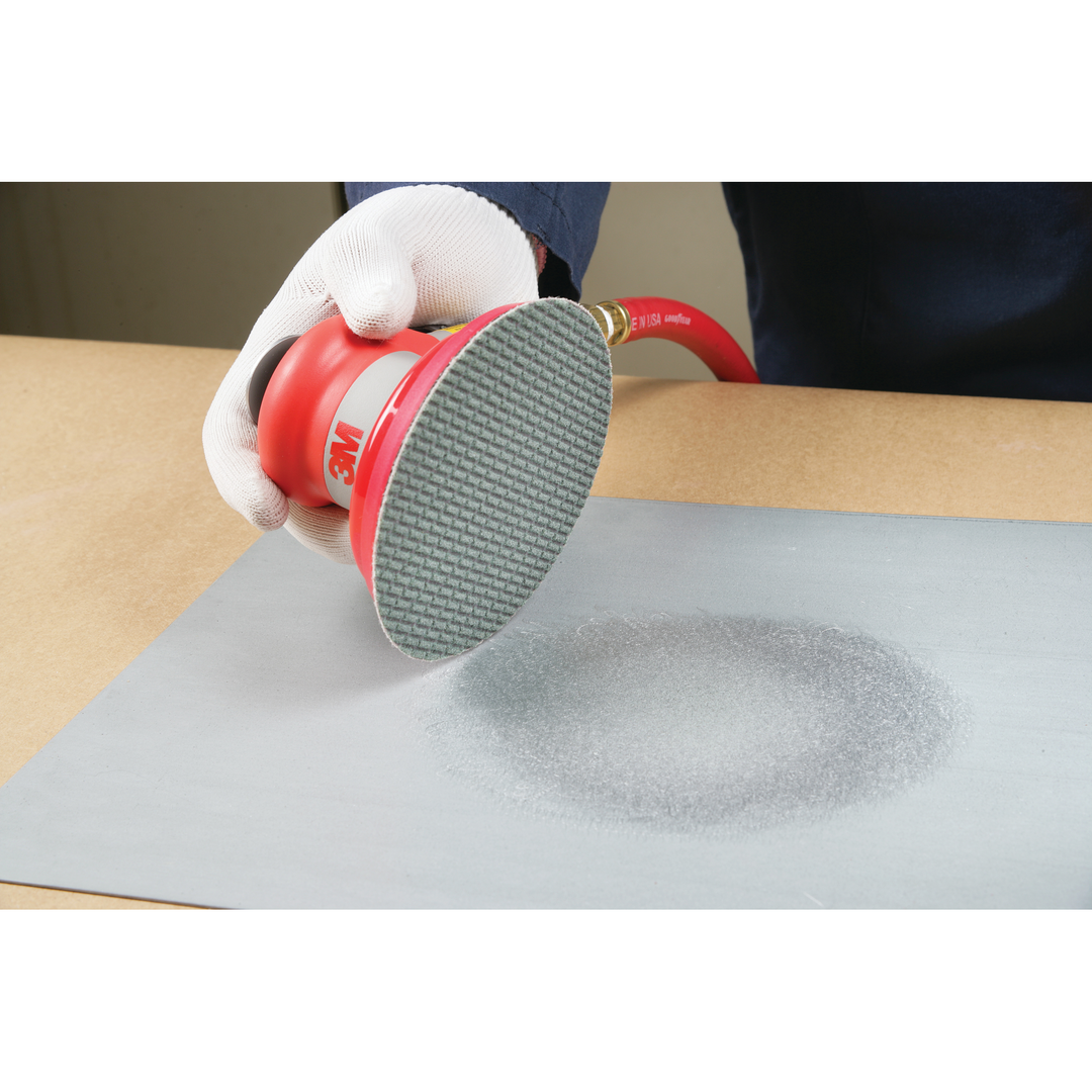 3M Trizact Hookit Cloth Disc 337DC, 5 in x NH, 5 Hole, A300 X-weight,
D/F