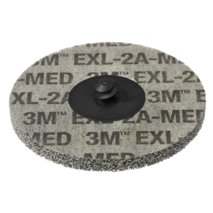 Scotch-Brite Roloc EXL Unitized Wheel, XL-UR, 2A Medium, TR, 3 in