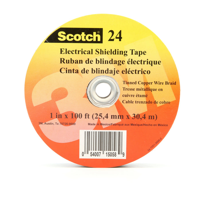 Scotch® Electrical Shielding Tape 24, 1 in x 100 ft (25 mm x 30,5 m)