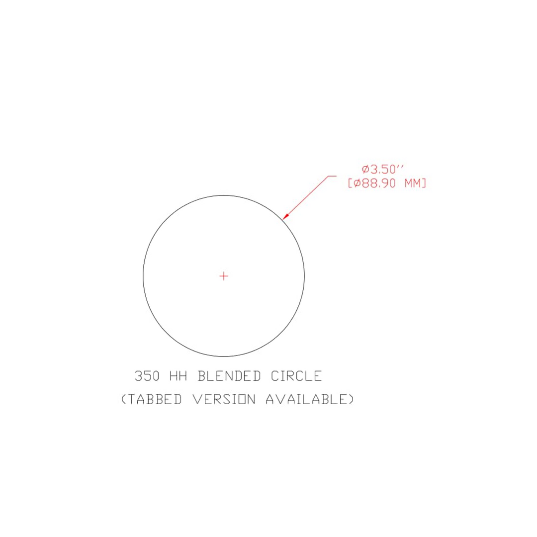 3M Hookit Paper Disc 236U, P500 C-weight, 5 in x NH, Die 500X, 50/Pac