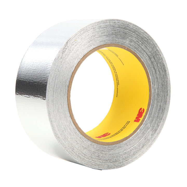 3M Aluminum Foil Tape 425, Silver, 2 in x 60 yd, 4.6 mil, 24 rolls per
case