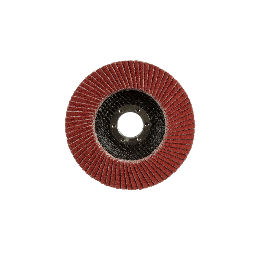 3M Cubitron II Flap Disc 967A, 40+, T27, 4-1/2 in x 7/8 in, 10
ea/Case