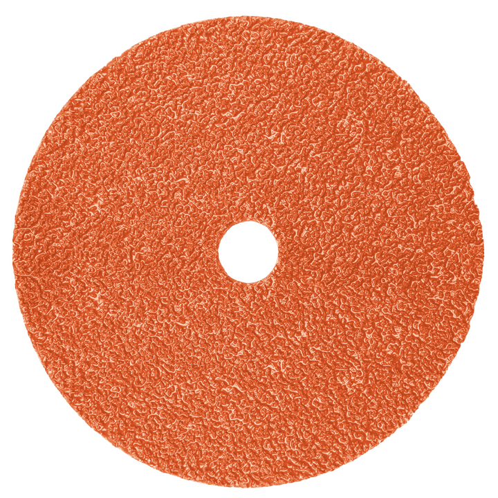 3M Cubitron II Fibre Disc 987C, 36+, 4-1/2 in x 7/8 in, Die 450E,
5/Bag