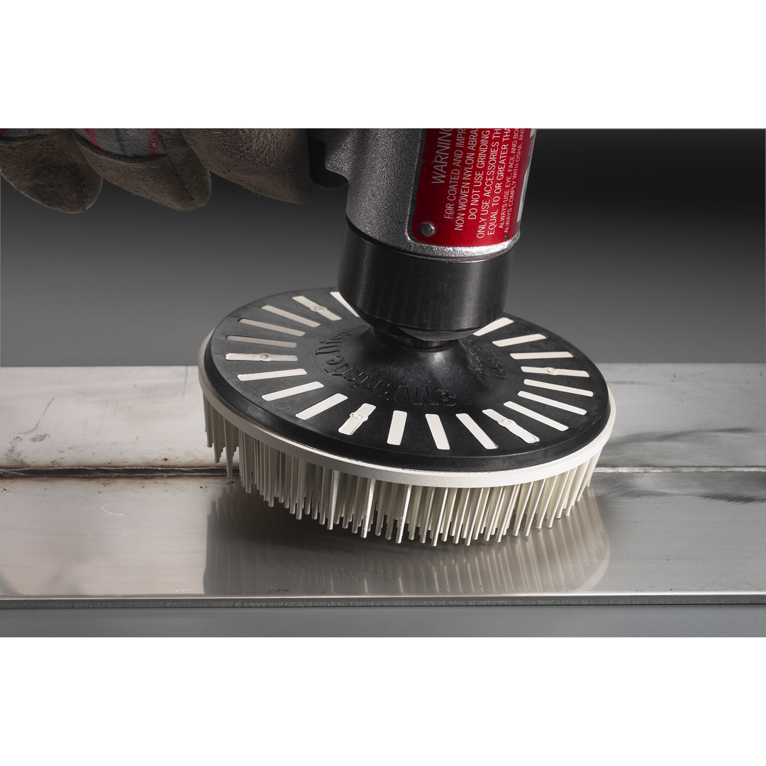 Scotch-Brite Bristle Disc, BD-ZB, 120, White, 4-1/2 in x 5/8 in-11
Internal