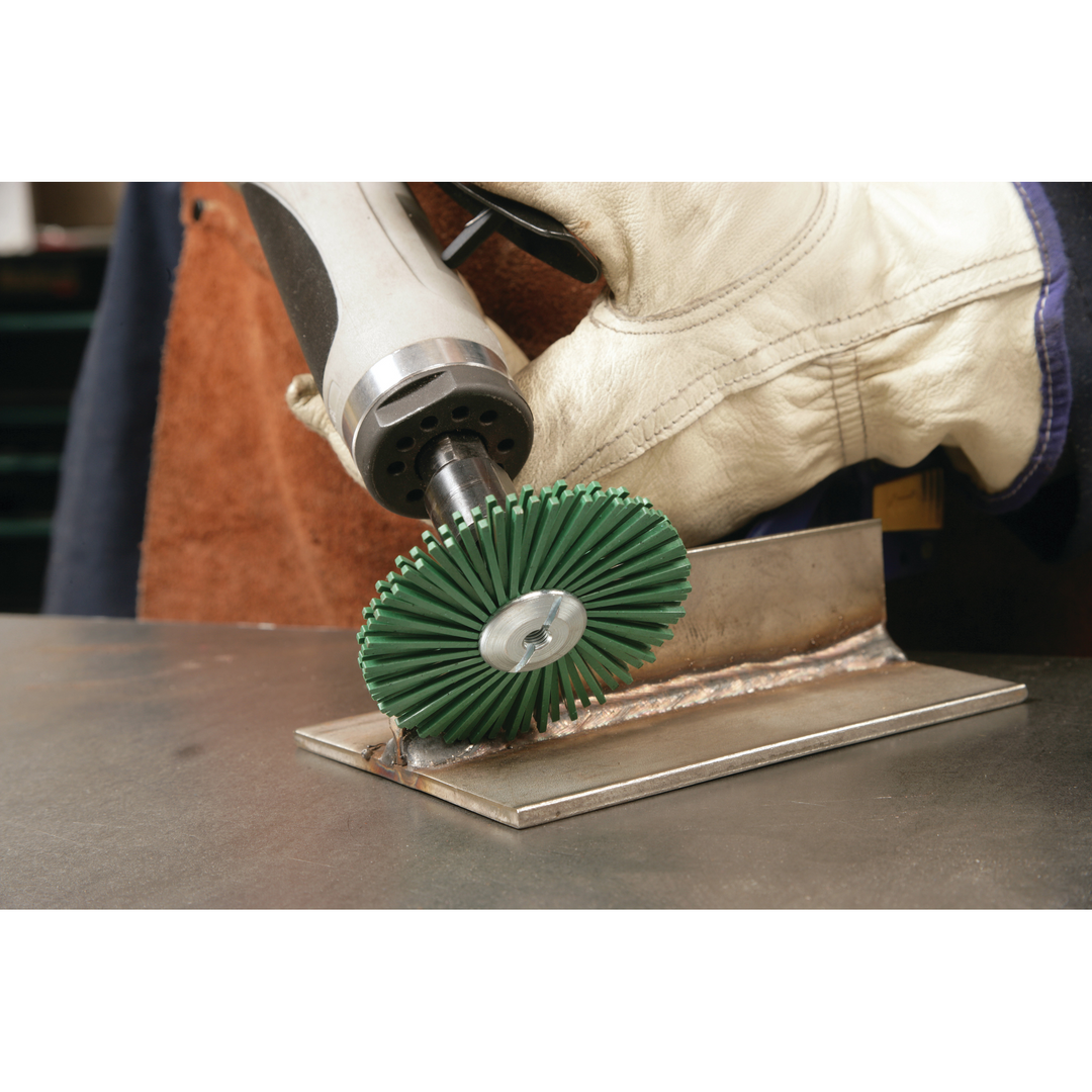 Scotch-Brite Roloc Radial Bristle Disc, 3 in 80, 10/Carton