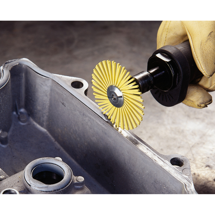 Scotch-Brite Bristle Disc, 36, 4-1/2 in x 5/8 in-11 Internal