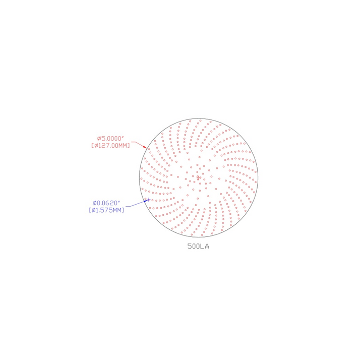 3M Xtract Paper Disc 216U, 38174, P400 A-weight, 5 in, Die 500LA,
100/Pac