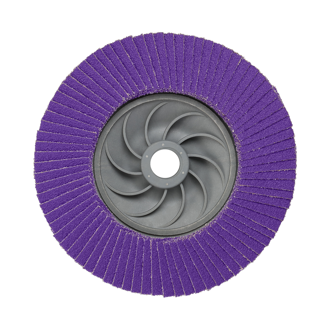 3M Flap Disc 769F, 80+, T29 Quick Change, 4-1/2 in x 5/8 in-11