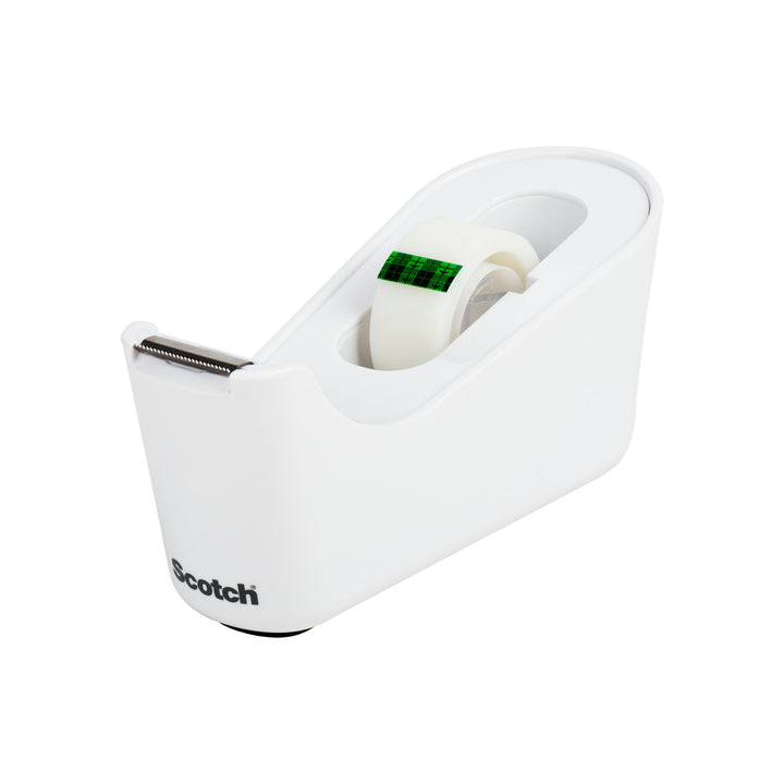 Scotch® Tape Dispenser C18-W, White .75 in x 350 in (19 mm x 8,89 m)