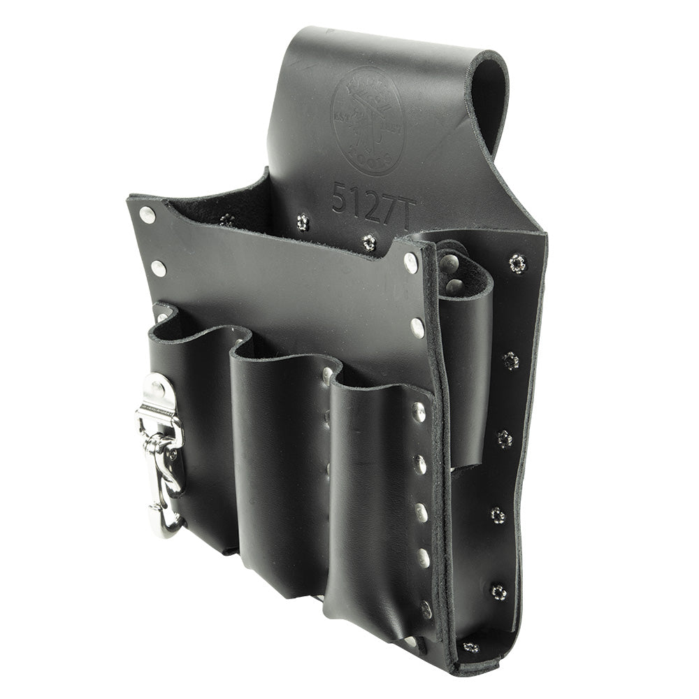 Klein Tools 5127T Tool Pouch, 6 Pocket, Tunnel Loop